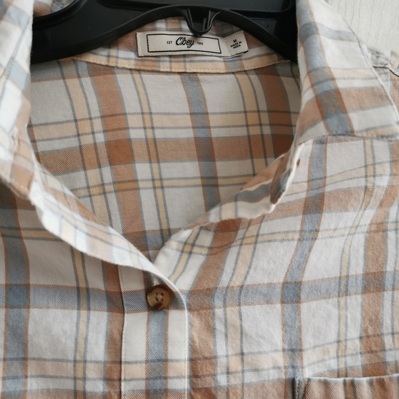 Obey button down plaid shirt - Picture 7 of 7